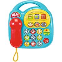Simba 104012412 - Teléfono ABC con sonido (piezas giratorias- 20 x 20 cm) [Importado de Alemania] - color-modelo surtido